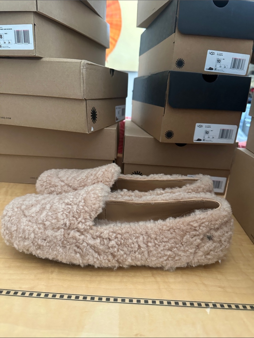 UGG Women’s Hailey Fluff Loafer Slipper.